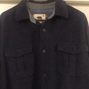 Men's blu flannel
